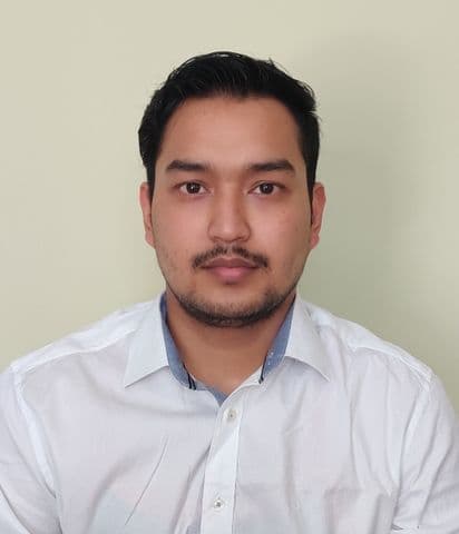 Portrait supplied with Ashesh Pradhan's testimonial
